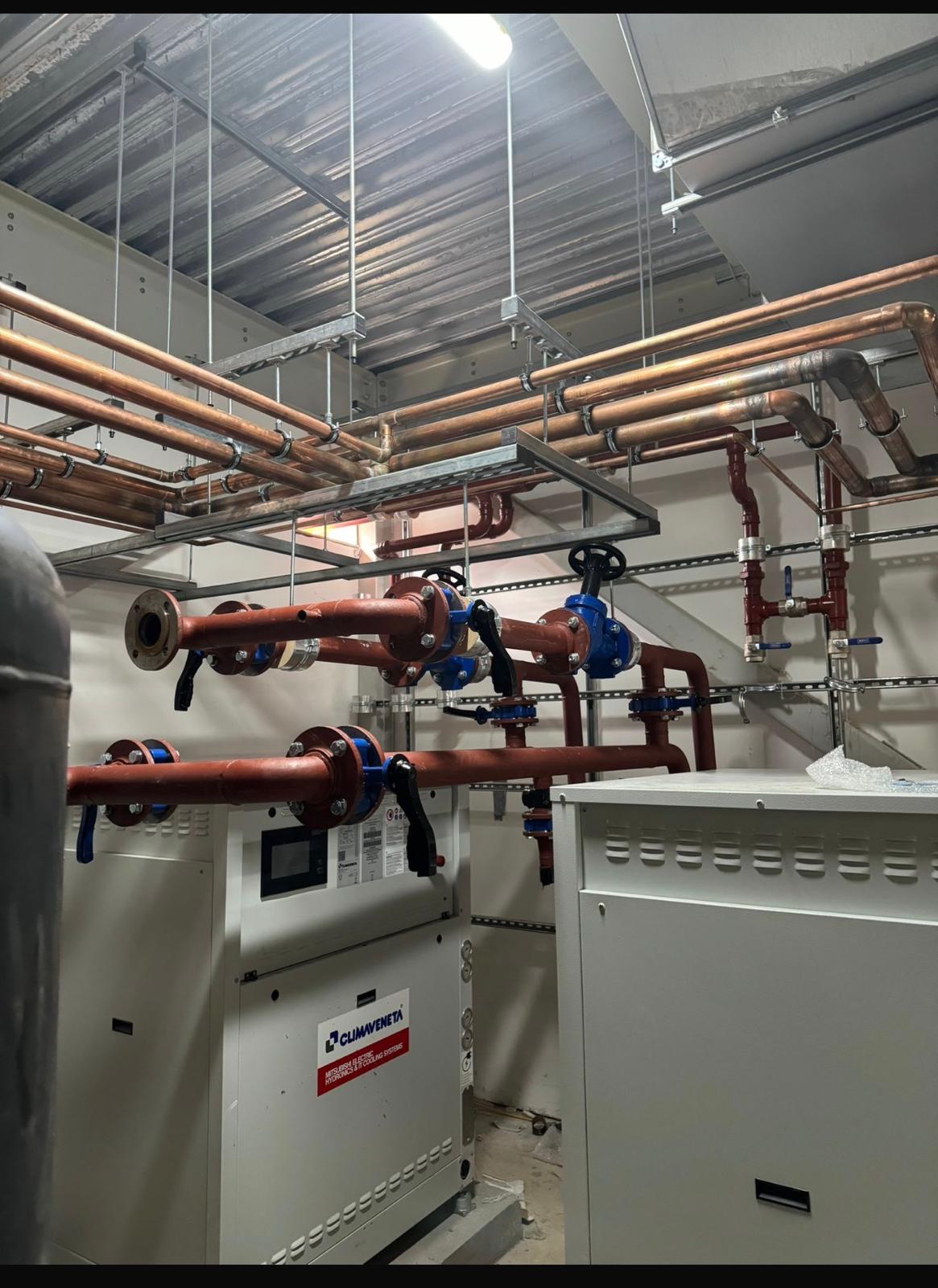 Plumber at work